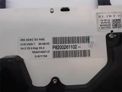 Peça sobressalente para automóvel em segunda mão quadrante por renault clio ii fase ii 1.3 referências oem iam p8200261102  216723057