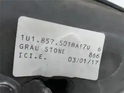 Second-hand car spare part left rearview mirror for skoda octavia berlina (1u2) 1.9 tdi oem iam references 1u1857501  