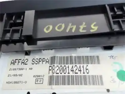 Peça sobressalente para automóvel em segunda mão velocímetro / quadrante por renault scénic i monospace (ja0/1_, fa0_) 1.9 dci (ja05, ja1f) referências oem iam 8200142416  p8200142416