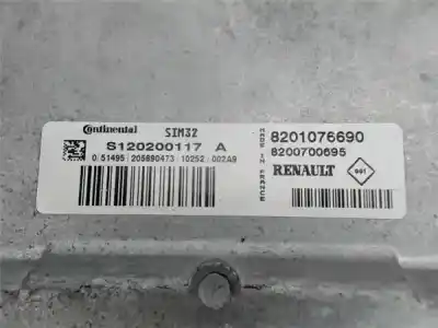 Second-hand car spare part ecu engine control for renault twingo ii (cn0_) 1.2 (cn0d) oem iam references 8200700695  s120200117