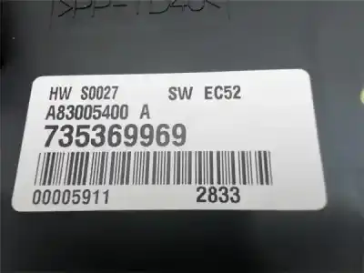 Second-hand car spare part climate control for lancia ypsilon (101) 1.2 16v platino oem iam references 735369969  a83005400