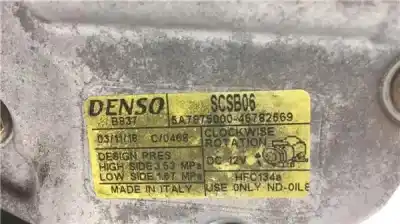 Автозапчасти б/у компрессор кондиционера воздуха за lancia ypsilon (101) 1.2 16v platino ссылки oem iam 5a787500046782669  b837