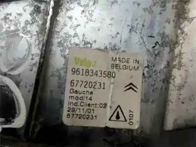 Pièce détachée automobile d'occasion feu antibrouillard gauche pour citroen saxo saxo références oem iam 9618343580  67720231