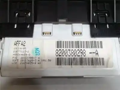 Second-hand car spare part speedometer for renault kangoo express (fc0/1_) 1.5 dci (fc1e) oem iam references 8200380298a  216771272