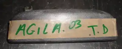 Second-hand car spare part EXTERIOR RIGHT REAR DOOR HANDLE for OPEL AGILA  OEM IAM references 4701230  