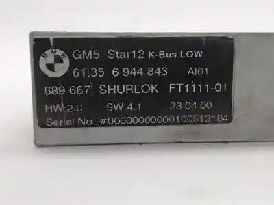 Peça sobressalente para automóvel em segunda mão centralina de motor uce por bmw serie 3 compacto (e46) 1.8 316ti referências oem iam   