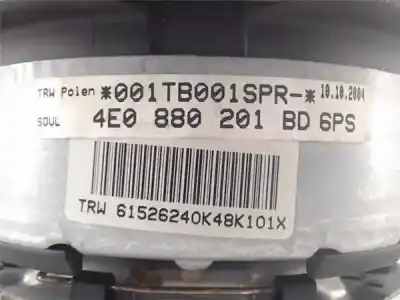 Peça sobressalente para automóvel em segunda mão airbag dianteiro esquerdo por audi a8 (4e) 2.8 fsi e referências oem iam 4e0880201bd  001tb001spr