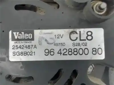 Gebrauchtes Autoersatzteil lichtmaschine zum peugeot 206 cc (2d) 1.6 hdi 110 oem-iam-referenzen 9642880080 5705az , citroën | 9638275680 , citroën | 9638275980 , citroën | 9641398680 , citroën | 9649611480 , citroën | 9649611480 , peugeot | 9649611580 , peu 