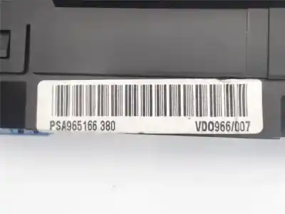 Second-hand car spare part dashboard for citroen xsara picasso citroen xsara picasso hdi 110fap lx plus oem iam references psa965166380  vdo966007