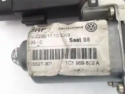 Pezzo di ricambio per auto di seconda mano motore alzacristalli anteriore destro per seat leon (1m1) 1m1 riferimenti oem iam  1c1959802a , audi | 1c1959802a , seat 