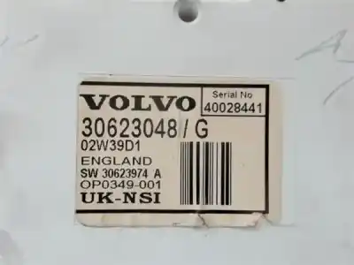 Peça sobressalente para automóvel em segunda mão quadrante por volvo s40 berlina 2.0 diesel cat referências oem iam 30623048  40028441