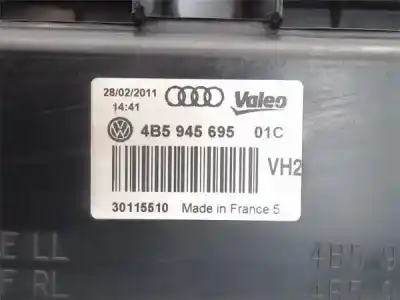 Peça sobressalente para automóvel em segunda mão luz da chapa de matrícula por audi a6 berlina (4b2) 2.5 tdi referências oem iam 4b9945695d01c  397209999