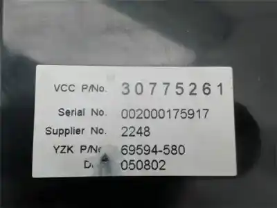 Автозапчастина б/у багатофункційний дисплей для volvo v50 familiar 2.0 d посилання на oem iam 30775261  