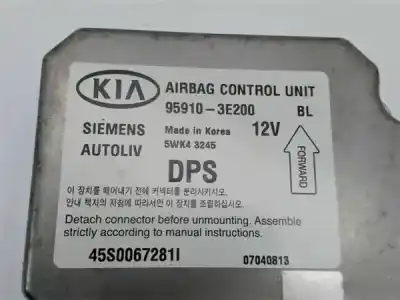 Автозапчасти б/у блок управления подушками безопасности за kia sorento (bl) 2.5 crdi ссылки oem iam 959103e200  45s0067281i Автозапчасти б/у блок управления подушками безопасности за kia sorento (bl) 2.5 crdi ссылки oem iam 959103e200  45s0067281i
