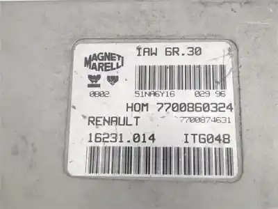 Pièce détachée automobile d'occasion calculateur moteur ecu pour renault twingo i (c06) 1.2 alize références oem iam   