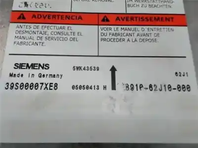 Автозапчастина б/у блок управління подушками безпеки для suzuki swift iii (sg) 1.5 посилання на oem iam 5wk43539  
