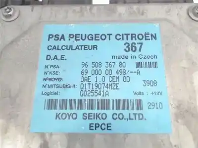 Peça sobressalente para automóvel em segunda mão centralina de motor uce por citroen berlingo 1.9 d multispace referências oem iam   