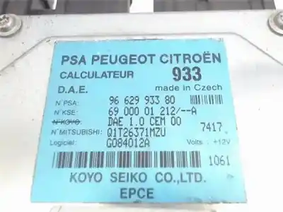 Second-hand car spare part ecu engine control for citroen c2 kfv oem iam references   