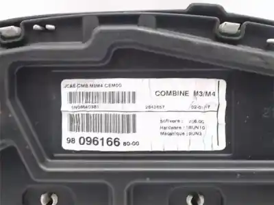 Peça sobressalente para automóvel em segunda mão quadrante por citroen c-elysee (dd_) 1.6 bluehdi 100 referências oem iam 9809616680  
