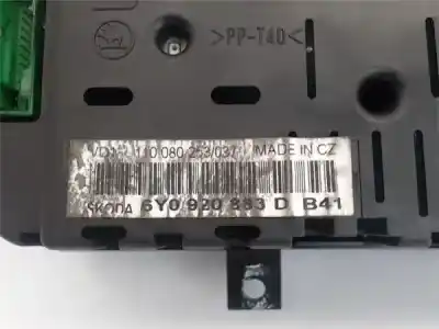 Автозапчастина б/у панель інструментів для skoda fabia combi (6y5) 1.9 tdi посилання на oem iam 6y0920883d  110080253037