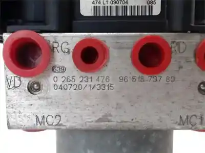 Pezzo di ricambio per auto di seconda mano abs per peugeot 307 break / sw (s1) 2.0 hdi 90 riferimenti oem iam 9651873780  0265231476