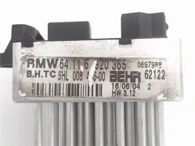 Peça sobressalente para automóvel em segunda mão resistência sofagem chauffage por bmw x3 (e83) 2.5i referências oem iam 64116920365 64116929486 , bmw | 6929486 , bmw | 64118383835 , bmw | 6931680 , bmw 