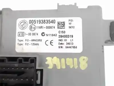 Автозапчасти б/у блок реле/предохранителей за fiat doblo ii (152) 1.3 d multijet ссылки oem iam 00519383540  
