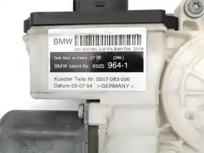 Second-hand car spare part driver left window regulator for bmw x3 (e83) 2.5i oem iam references 69259641  013822222