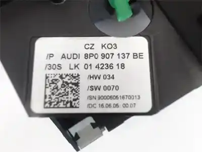 Second-hand car spare part indicator switch for audi a3 (8p1) 2.0 tdi 16v oem iam references 8p0907137be  