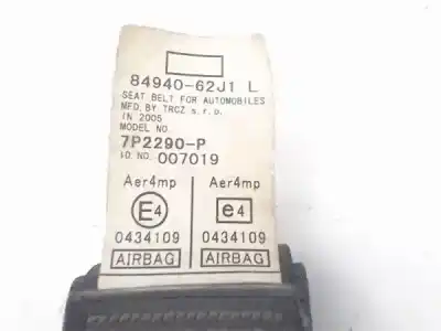 Second-hand car spare part front left seat belt for suzuki swift iii (sg) 1.5 oem iam references 84902-62j10-ed3  