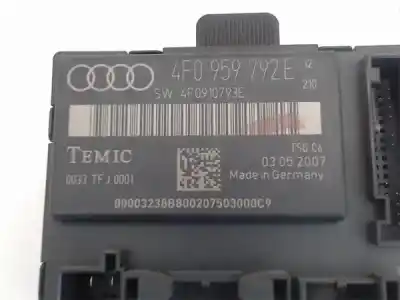 Автозапчасти б/у блок управления двигателем за audi a6 avant (4f5) 2.8 fsi ссылки oem iam 4f0907289g  