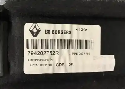 Автозапчасти б/у задний поддон за renault scenic iii (jz) 1.2 grand expression ссылки oem iam 794202752r  799651454r