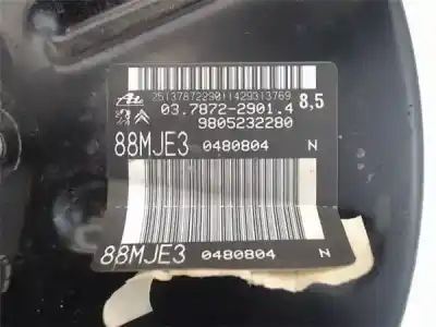 Second-hand car spare part brake servo for citroen jumpy furgón (v_) 2.0 bluehdi 120 oem iam references 9805232280  