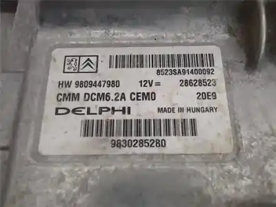 Автозапчастина б/у ебу контролер двигуна для citroen jumpy furgón (v_) 2.0 bluehdi 120 посилання на oem iam 9809447980  9830285280