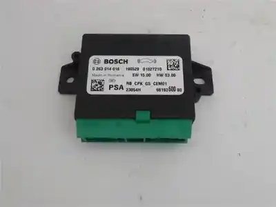 Second-hand car spare part ecu engine control for citroen jumpy furgón (v_) 2.0 bluehdi 120 oem iam references 0263014016  9819360080