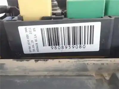 Second-hand car spare part fuse box unit for citroen jumpy furgón (v_) 2.0 bluehdi 120 oem iam references 9808959080  