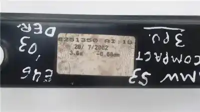 Second-hand car spare part passenger side right window regulator for bmw serie 3 compacto (e46) 204d4 oem iam references 8251350  