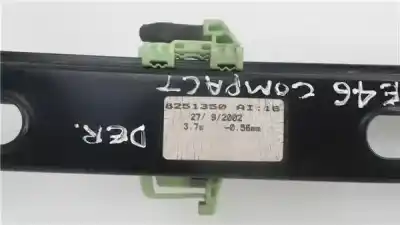 Peça sobressalente para automóvel em segunda mão elevador de vidros dianteiro direito por bmw serie 3 compacto (e46) 204d4 referências oem iam 8251350  