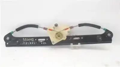 Peça sobressalente para automóvel em segunda mão ELEVADOR DE VIDROS TRASEIRO DIREITO por BMW SERIE X3 (E83)  Referências OEM IAM 51353448252 3448252 , BMW 3448252