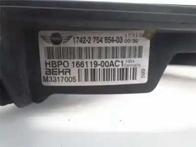 Автозапчасти б/у электрический вентилятор радиатора кондиционера воздуха за mini mini (r56) 1.6 16v cat ссылки oem iam 16611900ac1  m3317005