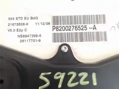 Автозапчасти б/у приборная доска за renault clio ii fase ii (b/cb0) 1.2 authentique ссылки oem iam 8200276525  