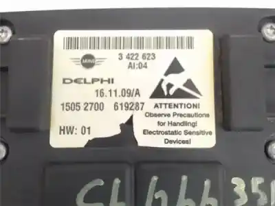 Автозапчастина б/у переднє салонне світло для mini mini (r56) 1.6 16v diesel cat посилання на oem iam 3422623  