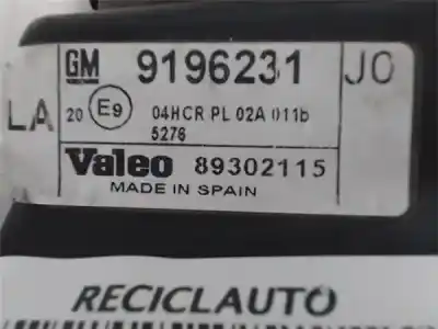 Pezzo di ricambio per auto di seconda mano faro anteriore sinistro per opel corsa f (p2jo) 1.2 (68) riferimenti oem iam 9196231  89302115