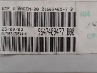 Second-hand car spare part clock for citroen c2 (jm_) 1.4 hdi oem iam references 9647409477  