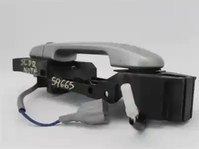 Peça sobressalente para automóvel em segunda mão puxador exterior frente direito por nissan note (e11e) 1.5 dci turbodiesel cat referências oem iam 80640ax12a  80640ax62c