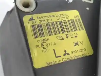 Автозапчастина б/у ліва фара для mitsubishi colt cz3 berl. 5 (z30a) 1.5 di-d inform посилання на oem iam 8301a221  