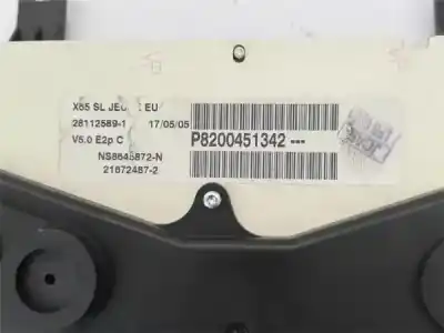 Автозапчастина б/у панель інструментів для renault clio ii fase ii (b/cb0) 1.4 16v посилання на oem iam 8200451342  