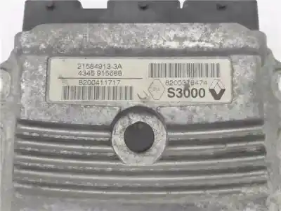 Second-hand car spare part ecu engine control for renault modus / grand modus (f/jp0_) 1.4 (jp01, jp0j) oem iam references 8200411717  8200376474