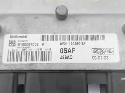 Second-hand car spare part ecu engine control for ford fiesta vi 1.25 oem iam references 8u7112a650aa  