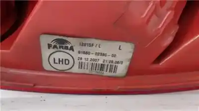 Second-hand car spare part left tailgate light for toyota auris (e15) 2.0 d-4d oem iam references 8156102380  815600238000